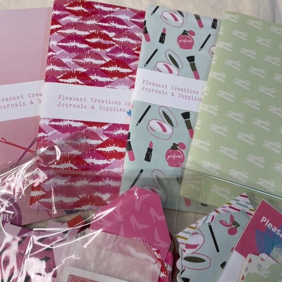 Set 4 Travelers Notebook Inserts Decorative Refills Junk Journal Book Ephemera u - Picture 3 of 10